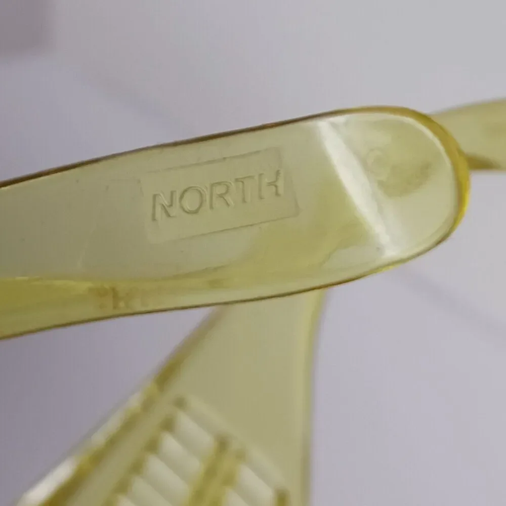 Vintage North Y2K Yellow X-Tray Large Glasses